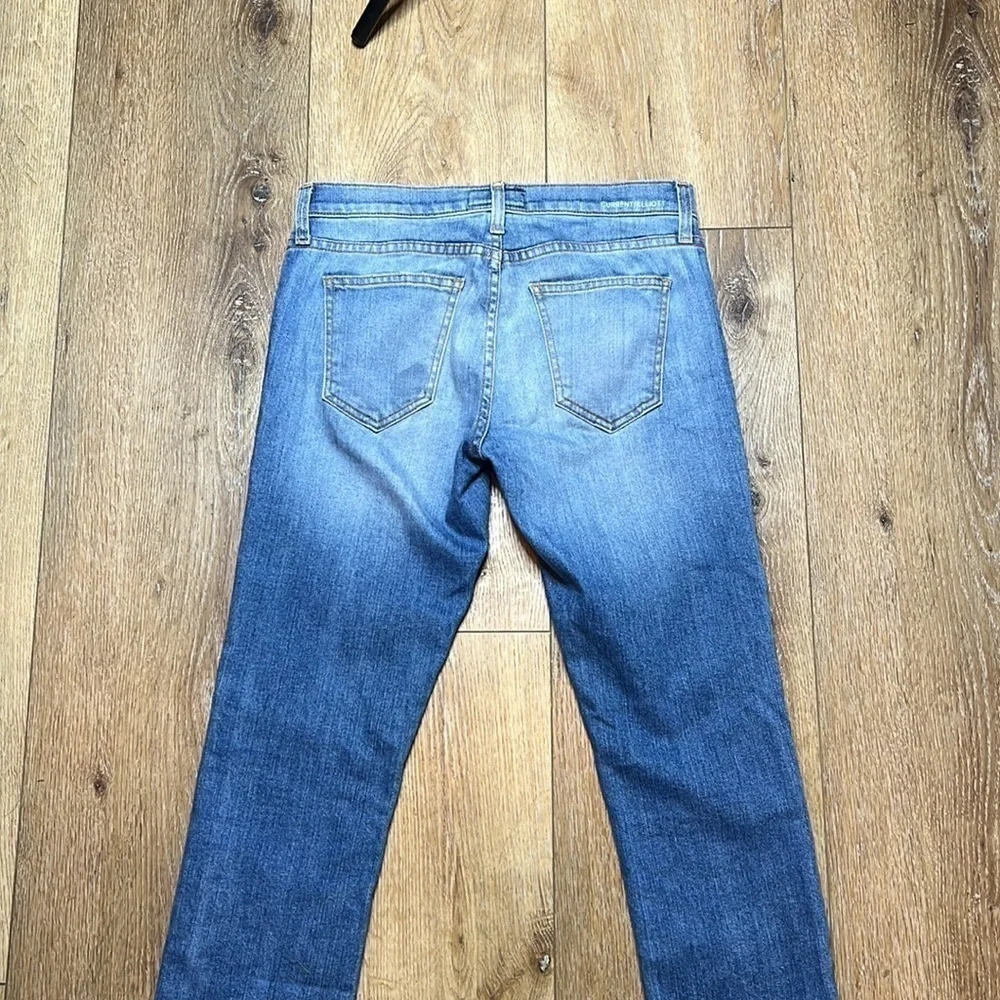 Current/Elliott The Cropped Straight in Vintage Gunpowder with Realeased Hem 25
